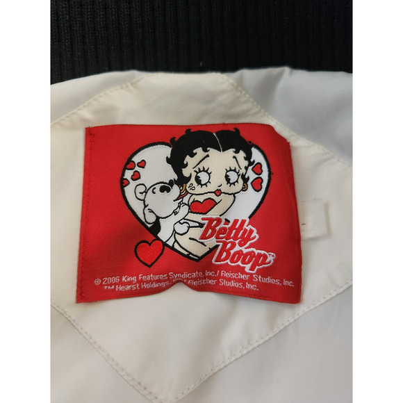Y2k Betty Boop Womens Sailor Long Puffer Coat S/M - Picture 3 of 12